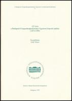 125 éves a Budapesti Közgazdaságtudományi Egyetem központi épülete (1874-1999.) Összeáll.: Zsidi Vil...