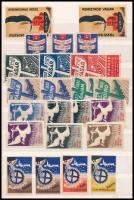 1928-1934 Budapesti Vásár / Nemzetközi Vásár levélzárók, 23 db, több különféle