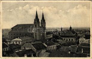 Komárom, Komárno; látkép, szálloda és kávéház / general view, hotel and café (EB)