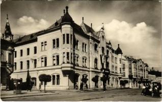 1951 Léva, Levice; Budova MNV / utca, könyvtár / street view, library (EK)