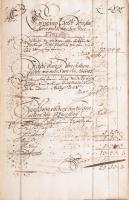 cca 1670 Groß Seelowitz - Židlochovice uradalom féléves számadása 50 beírt oldalon korabeli papírköt...