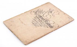 cca 1670 Groß Seelowitz - Židlochovice uradalom féléves számadása 50 beírt oldalon korabeli papírköt...