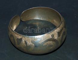 Dekoratív, art deco női ezüst karperec 20,7g a századfordulóról