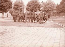 Rákospalotai tűzoltók, 4 db fotónegatív, 4×6 és 6×9 cm