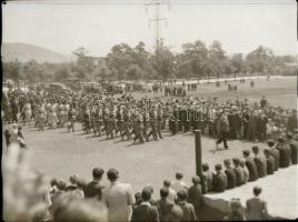 Rákospalotai tűzoltók, 4 db fotónegatív, 4×6 és 6×9 cm