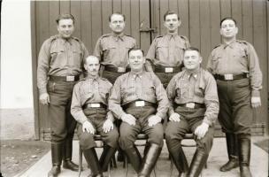 Rákospalotai tűzoltók, 4 db fotónegatív, 4×6 és 6×9 cm