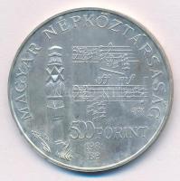 1981. 500Ft Ag "Bartók Béla" T:BU patina 
Adamo EM62