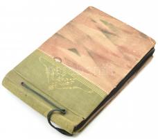 cca 1930-1950 Kőszeg és környéke, 101 db albumba ragasztott vegyes méretű fotó és képeslap, teljes, ...