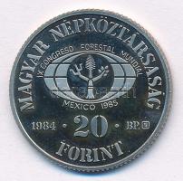 1984. 20Ft Cu-Ni "FAO - Védd az erdőt" T:PP ujjlenyomat, fo.
Adamo EM80