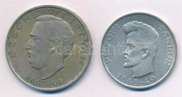 1948. 5Ft Ag "Petőfi" + 10Ft Ag "Széchenyi" T:1- patina, ph
Adamo EM1, EM2