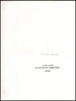 Lator László: Az egyetlen lehetőség. Versek. Varga Hajdú István grafikus, festőművész illusztrációiv...