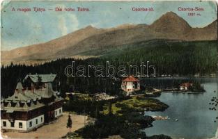 Tátra, Vysoké Tatry; Csorba tó / Strbské pleso / lake (Rb)