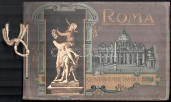 cca 1900 Roma Centoventi Tavole 120 képet tartalmazó füzet 30x20 cm