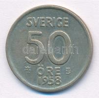 Svédország 1958TS 50ö Ag T:2
Sweden 1958TS 50 Öre Ag C:XF
Krause KM# 825