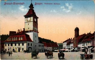 1914 Brassó, Kronstadt, Brasov; Tanácsház / Rathaus / town hall (EK)