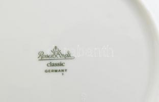 24 darabos Rosenthal tányérkészlet, matricás porcelán, jelzett, hibátlan, d: 16,5-19,5-22,5-26 cm