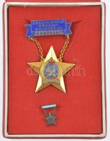 ~1950. "Szakma kiváló műszaki dolgozója - Kohászat" Rákosi-címeres zománcozott kitüntetés ...