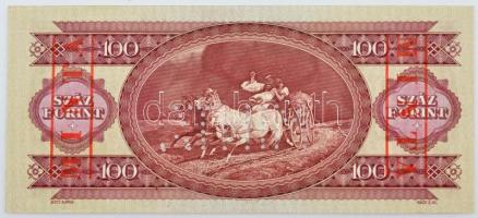 1984. 100Ft "B 000 - 000902" sorozat és sorszámmal illetve piros "MINTA" felülny...