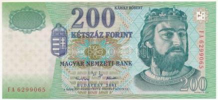 2001. 200Ft FA 6299065 T:I Hungary 2001. 200 Forint FA 6299065 C:UNC  Adamo F53A