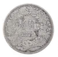 Svájc 1879B 1/2Fr Ag T:3 Switzerland 1879B 1/2 Francs Ag C:F Krause KM# 23