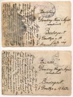 1921 Nyitra, Nitra; Dombay (?) villa, belső - 2 db fotó / villa interior - 2 photos