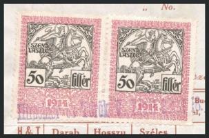 1920 Bp., Hirscher és Török tükör, képkeret, stb. gyárának szecessziós stílusú fejléces számlája, il...