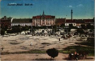 1918 Szatmárnémeti, Satu Mare; Deák tér, piac / market square