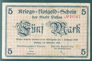 Német Birodalom/Császárság/Passau 1918. 5M T:II/III