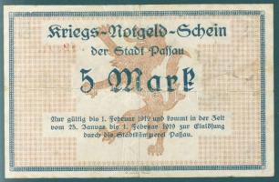 Német Birodalom/Császárság/Passau 1918. 5M T:II/III