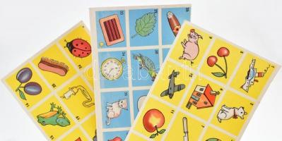 Piatnik Képes Lottó játék, eredeti dobozában, jó állapotban