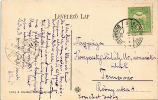 1908 Bély, Biel; Sennyey kastély. Löwy. A. kiadása / castle + "M.SZIGET - MISKOLCZ - BUDAPEST 3...