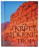 Panyik István- Sellei Sarolta: Kréta. Mükéné. Trója. Szabó Miklós tanulmányával és képmagyarázataival. Bp, 1980, Képzőművészeti Alap Kiadóvállalata. Fekete-fehér és színes fotókkal gazdagon illusztrálva. Kartonált papírkötésben, jó állapotban.