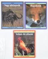 Az állatvilág enciklopédiája. 3 kötet: Emlősök-Ragadozók, Emlősök-Nagy növényevők, Velünk élő állatok. Helikon. Színes fotókkal, képekkel gazdagon illusztrálva. Kiadói kartonált papírkötésben. Mindegyik újszerű állapotban.