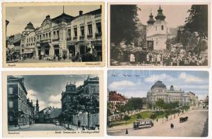 21 db RÉGI történelmi magyar város képeslap vegyes minőségben / 21 pre-1945 historical Hungarian town-view postcards in mixed quality from the Kingdom of Hungary