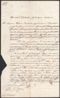 1851 Pécsi püspökség latin nyelvű levele