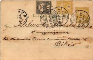 1904 Nagyszombat, Tyrnau, Trnava; Barátok temploma, Színház utca, üzletek / church, street view, sho...