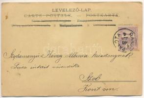 1901 Greeting card with angels. litho (EK)