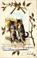 1900 Cats. litho (EB)