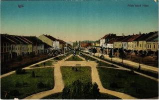 Igló, Zipser Neudorf, Spisská Nová Ves; Fő tér felső része, üzletek / main square, shops (EK)