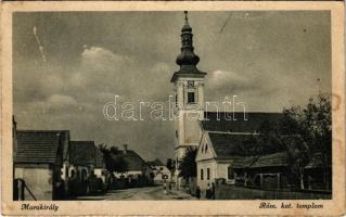 1944 Murakirály, Murski Kraljevec, Donji Kraljevec; Római katolikus templom / church (fl)