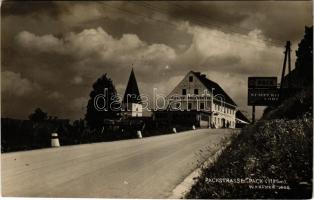 1937 Pack, Packstrasse, Gasthof Packerhöhe, Semperit Cort. W. Kramer / restaurant, hotel