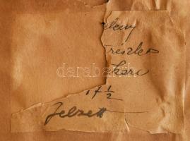 Olvashatatlan (Vidor Valéry?) jelzéssel: Roueni katedrális. Színes rézkarc, papír, jelzett. Hátoldal...