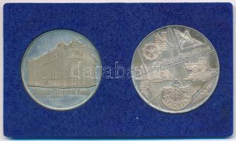 1974. 50Ft Ag "50 éves a Magyar Nemzeti Bank" + 100Ft Ag "50 éves a Magyar Nemzeti Ba...