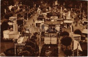 1930 Budapest XIV. Nemzetközi Vásár, Rozsnyai Képkiállítás, Szekrényessi László, Rádió pavilonok
