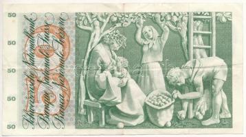 Svájc 1973. 50Fr "42Z08775" T:III 
Switzerland 1973. 50 Francs "42Z08775" C:F