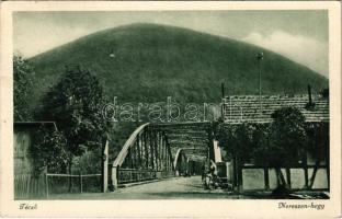 1940 Técső, Tiacevo, Tiachiv, Tyachiv; Nereszen hegy, híd / Neresen, bridge
