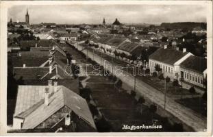 1942 Magyarkanizsa, Ókanizsa, Ó-Kanizsa, Stara Kanjiza; Fő utca / main street. photo (szakadás / tear)