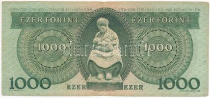 1983. március 25. 1000Ft "B 00368236" T:III kis szakadás, folt
Adamo F44.1