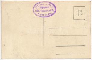 A Magyar Királyi Folyamőrség "Szeged" őrnaszádja (monitor), katolikus szentmise a fedélzet...