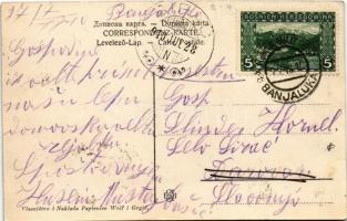 1910 Banja Luka, Banjaluka; Velika Realka / school + "K.u.k. Milit. Post Banjaluka"